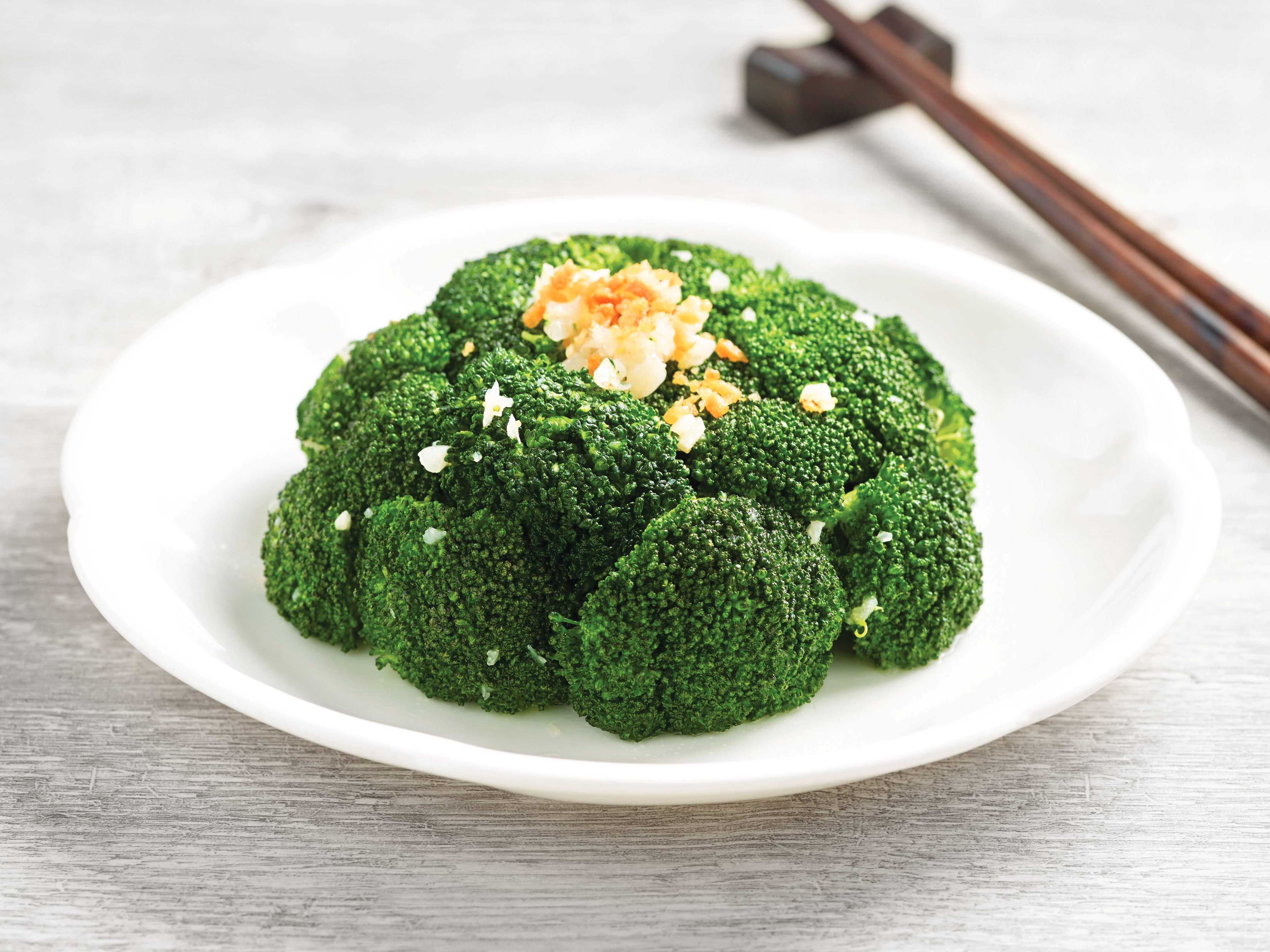 Order E13. Stir-Fried Broccoli with Minced Garlic  food online from Paradise Dynasty store, Costa Mesa on bringmethat.com