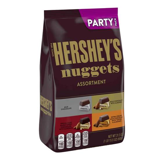 Order Hershey's Nuggets Chocolate Candy Assortment (31.5 oz) food online from Rite Aid store, Eugene on bringmethat.com