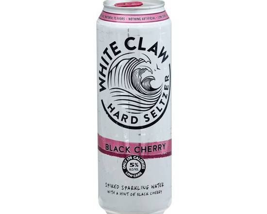 Order White Claw Black cherry, 19.2oz canned beer (5.0% ABV) food online from Loma Mini Market store, Long Beach on bringmethat.com