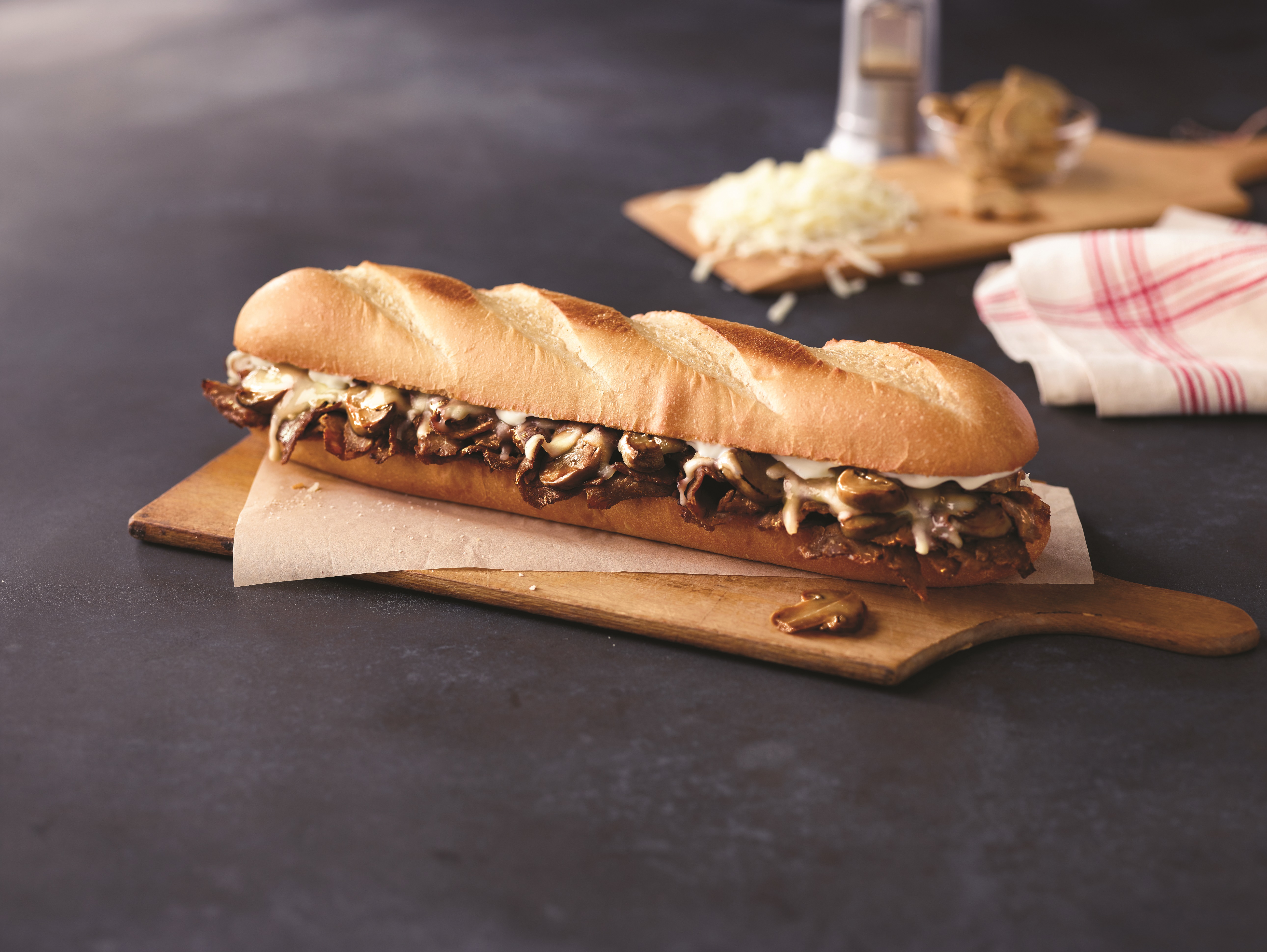 Order Steak and Cheese Sub food online from Marco's Pizza store, Las Vegas on bringmethat.com