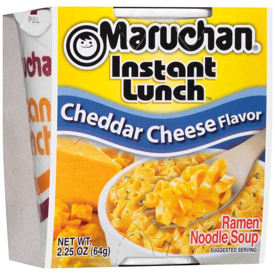 Order Maruchan Instant Lunch Cheddar Cheese-12 pack food online from Exxon Food Mart store, Port Huron on bringmethat.com
