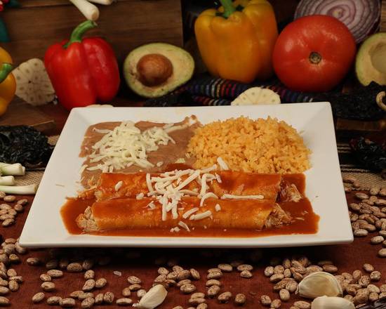 Order Cheese Enchiladas food online from La Choza Mexican & Seafood Restaurant store, City of Industry on bringmethat.com