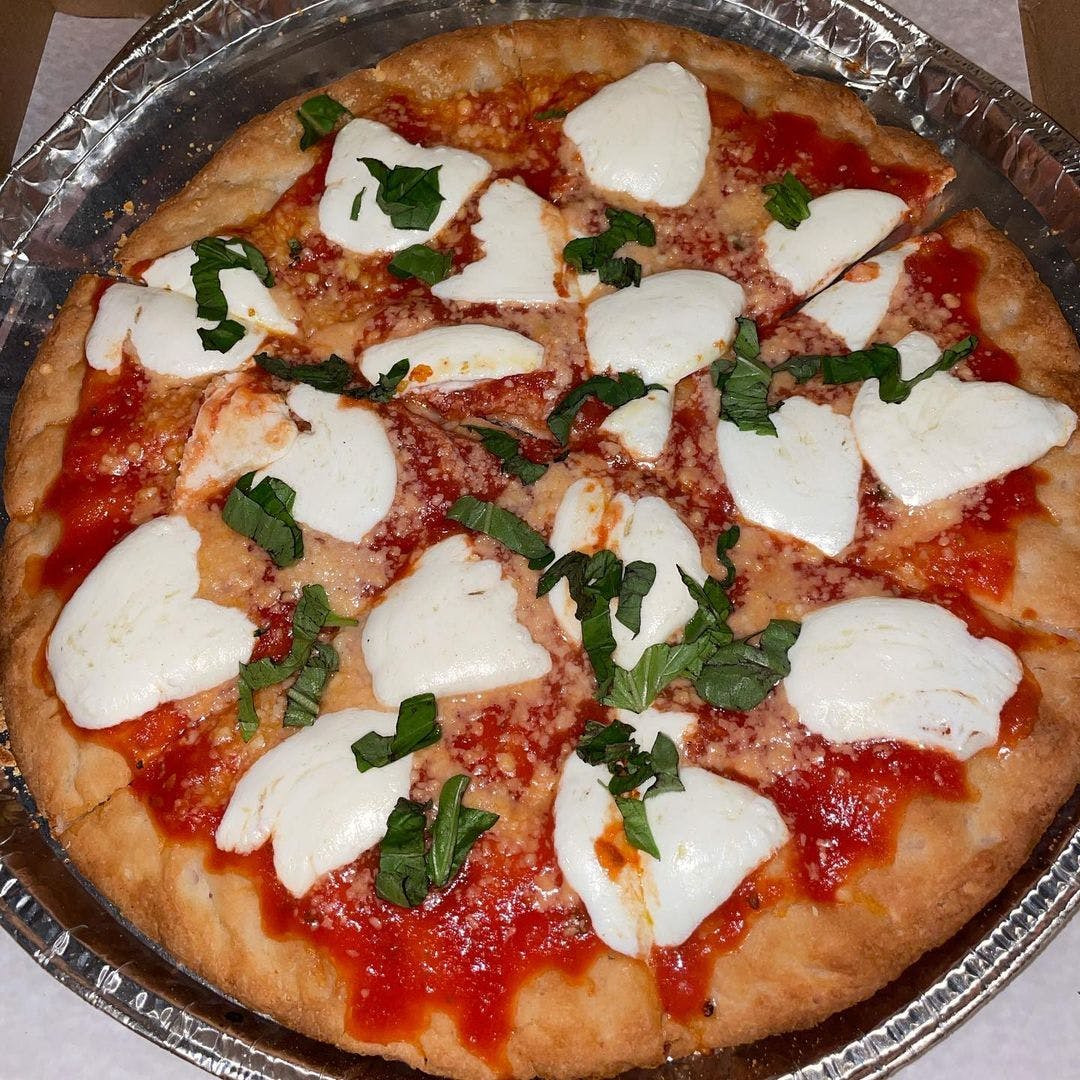 Order Margherita Pizza - Small 12'' (6 Slices) food online from Zia Maria store, New York on bringmethat.com