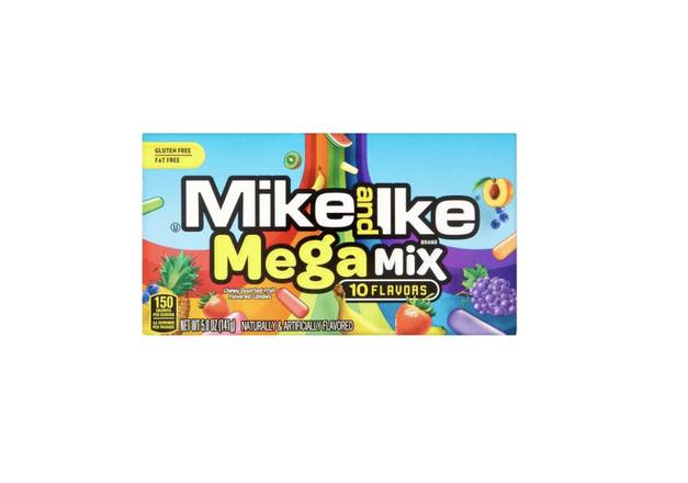 Order Mike and Ike Mega Mix Chewy Candies - Assorted Fruit Flavored, 141g food online from Loma Mini Market store, Long Beach on bringmethat.com
