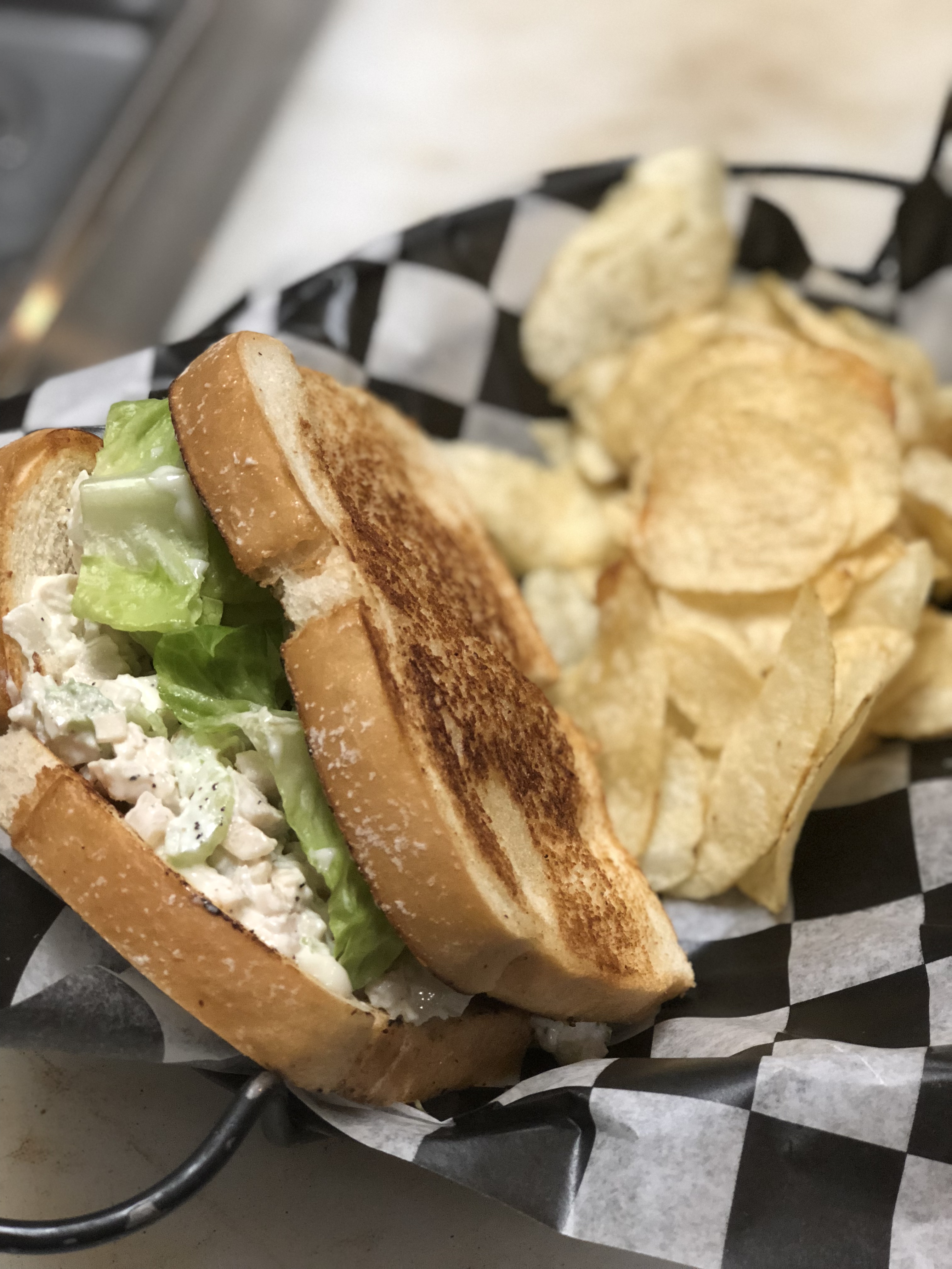 Order Chicken Salad Sandwich food online from Dominic's Bar & Grille store, Monrovia on bringmethat.com
