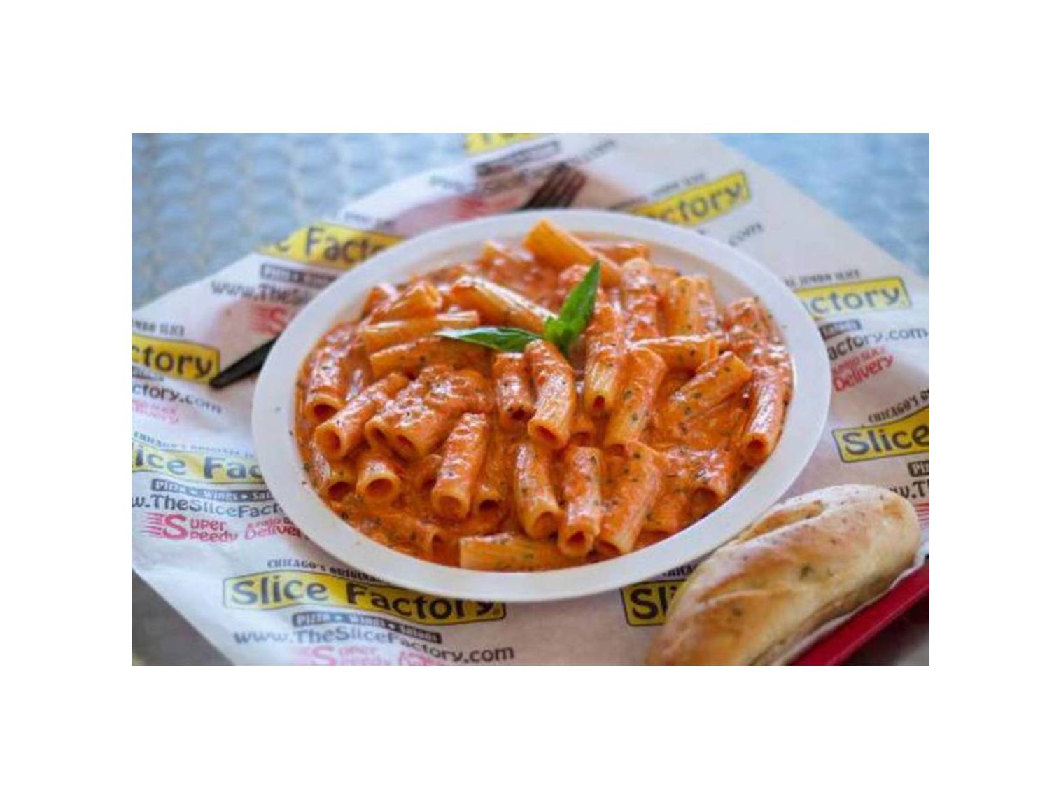 Order Rigatoni Vodka food online from Slice Factory store, Chicago on bringmethat.com