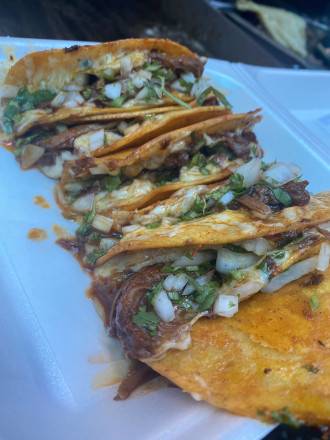 Order Queso Tacos food online from Tacos 210 store, Altadena on bringmethat.com