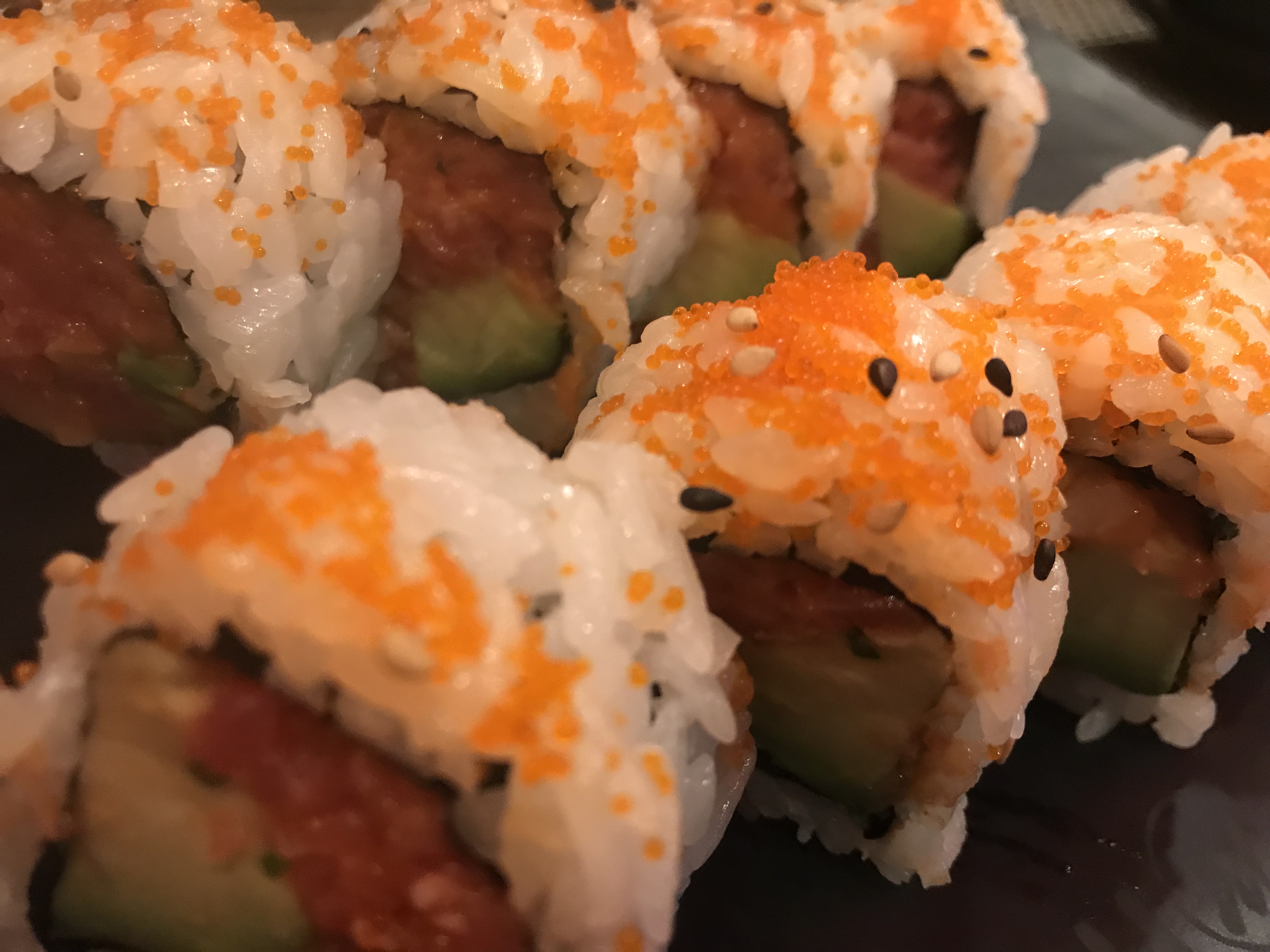 Order 8. Spice Girl Roll food online from Megu Sushi Japanese Cuisine store, Cherry Hill on bringmethat.com