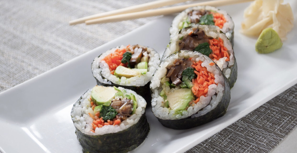 Order Vegetable Jumbo Roll food online from Akimoto sushi store, New York on bringmethat.com