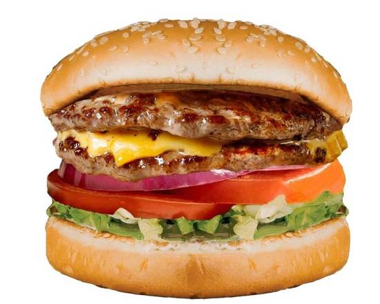 Order Double Super Burger food online from Adams Drive In store, Hanford on bringmethat.com