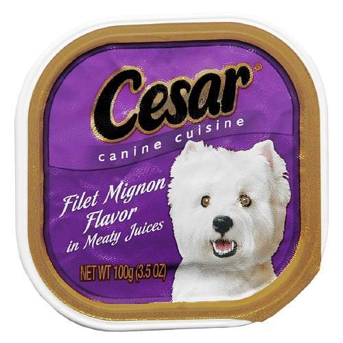 Order Cesar Canine Cuisine Dog Food - 3.5 oz food online from Walgreens store, Houston on bringmethat.com
