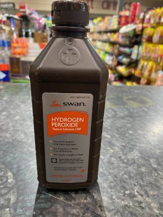Order Swan Hydrogen Peroxide Topical 16oz food online from Divine Wine and Spirits store, San Diego on bringmethat.com
