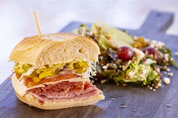 Order Club Sandwich (Half) food online from Spin! Pizza store, Papillion on bringmethat.com