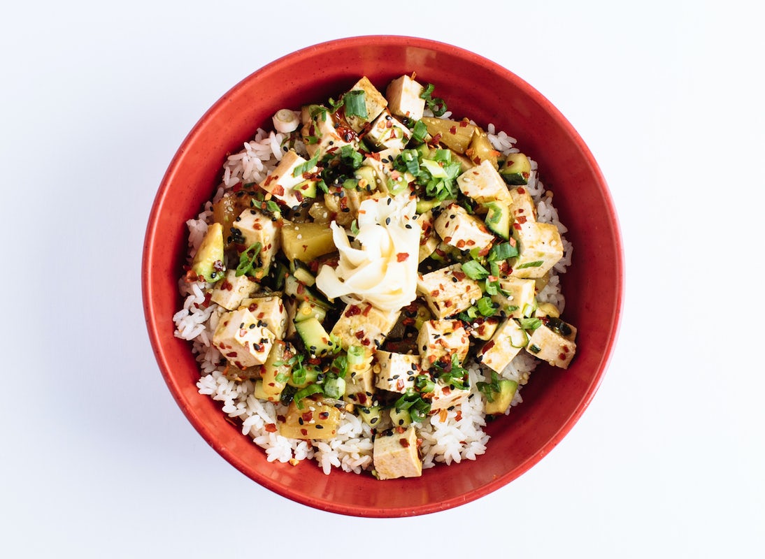 Order Build Your Own Tofu Poke Bowl food online from Tokyo Joe store, Scottsdale on bringmethat.com