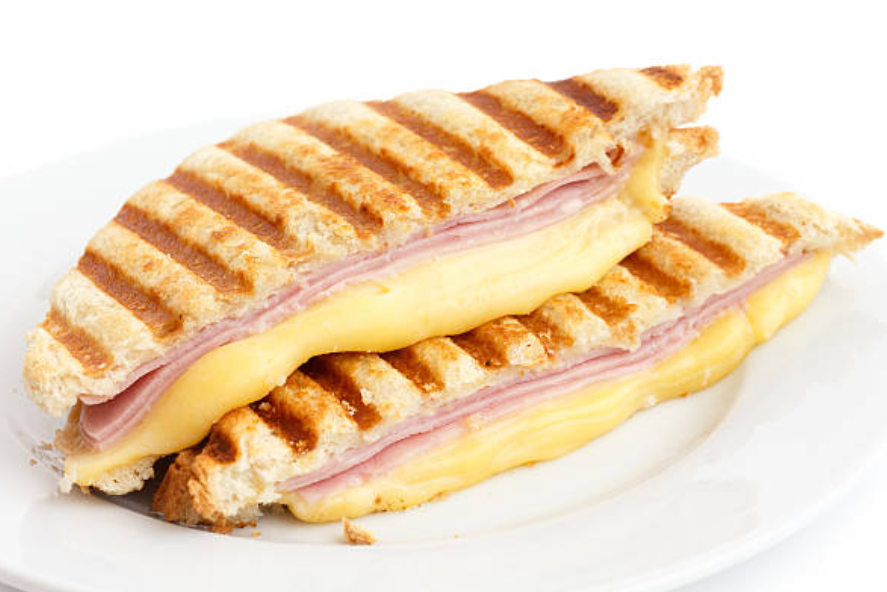 Order Ham and Swiss Cheese Panini food online from Caffe Bene store, Jackson Heights on bringmethat.com