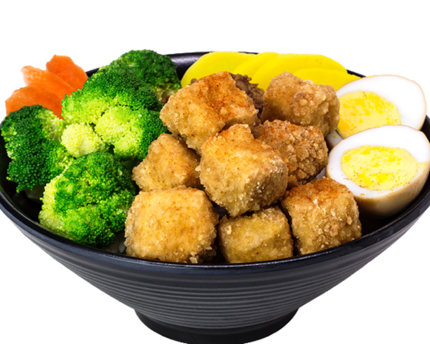 Order Crispy Tofu Rice Bowl food online from Lollicup Fresh store, Fountain Valley on bringmethat.com