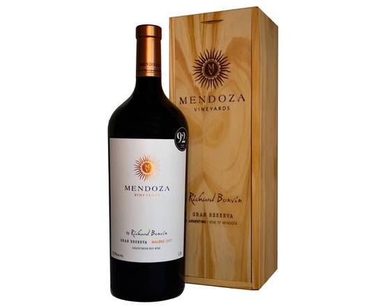 Order Mendoza Vineyards - Malbec Gran Reserva 1.5L food online from House Of Wine store, New Rochelle on bringmethat.com