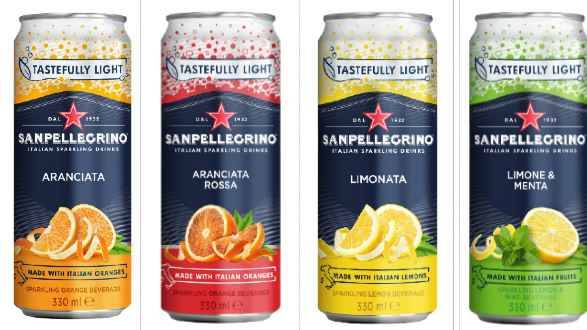 Order Fruit Flavored Sparkling Water - San Pellegrion food online from MidiCi The Neapolitan Pizza Company store, Orem on bringmethat.com