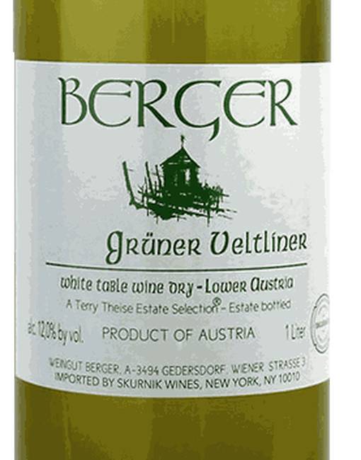 Order Berger Grüner Veltliner To go food online from Speisekammer store, Alameda on bringmethat.com
