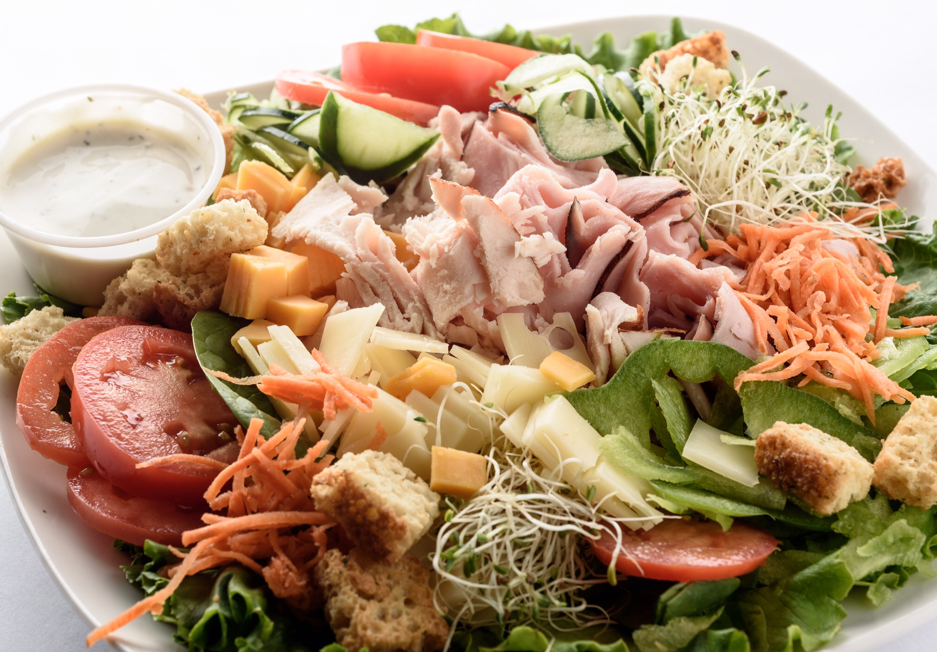 Order Alpine Chef Salad food online from Roly Poly Rolled Sandwiches store, Lafayette on bringmethat.com