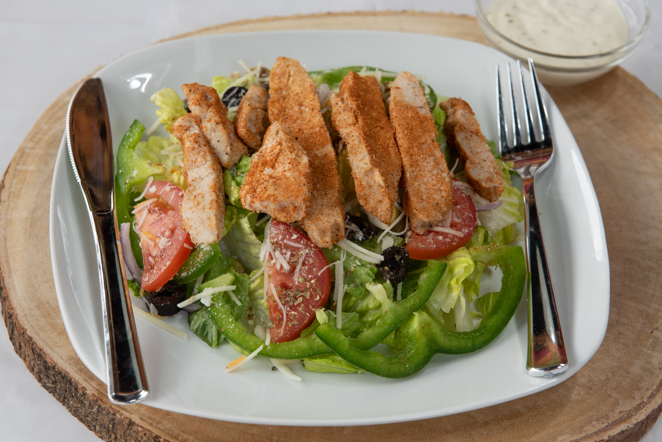 Order Cajun Chicken Salad food online from Roma Pizza & Pasta store, Nashville on bringmethat.com