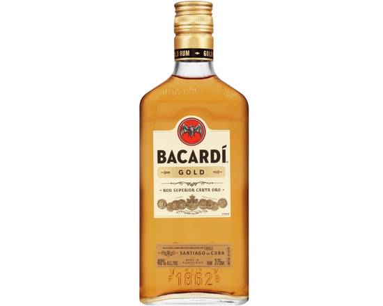 Order Bacardi Gold, 375mL rum (40.0% ABV) food online from Van Ness Liquors store, San Francisco on bringmethat.com