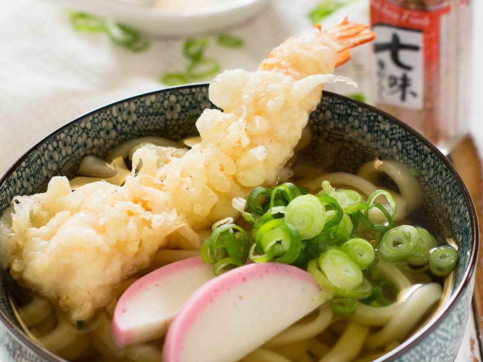 Order Mixed Tempura Udon food online from The Room Sushi Bar store, Los Angeles on bringmethat.com