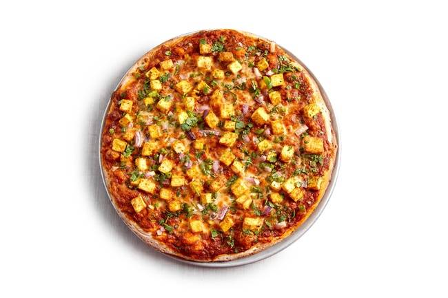 Order PIZZA - GOA VINDALOO (V) food online from Bombay Pizza Kitchen store, Eden Prairie on bringmethat.com