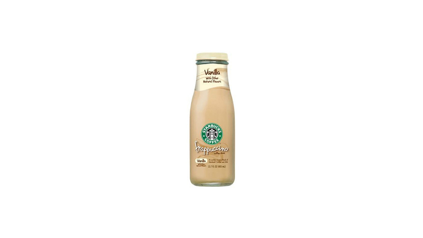 Order Starbucks Frappuccino Vanilla 13.7oz food online from Chevron Extramile store, Garden Grove on bringmethat.com