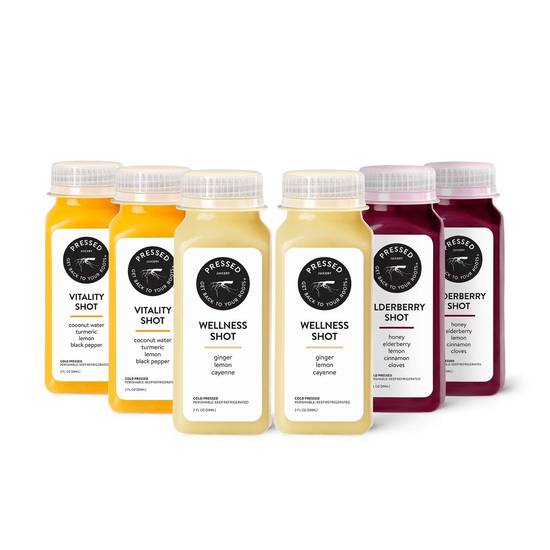 Order Pressed Juicery Wellness Shots food online from Froyo Life store, Montrose on bringmethat.com