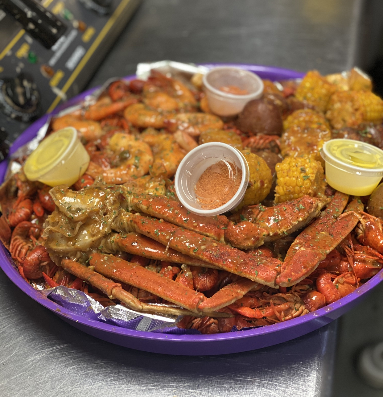 Order Shrimp & Snow Crab Combo food online from Plush Bar And Grill store, Houston on bringmethat.com