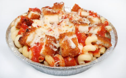 Order Mac Pasta with Chicken Parmesan food online from Villa Pizza store, San Jose on bringmethat.com