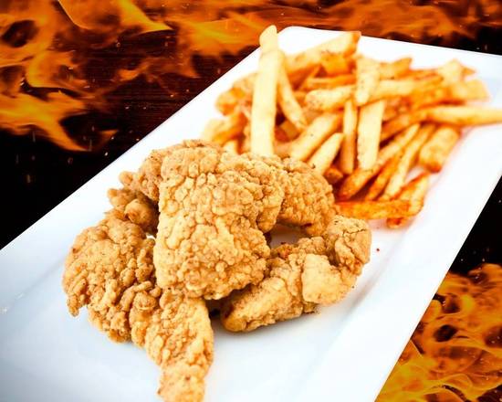 Order Chicken Strips food online from Wings & Burgers To Go store, Denver on bringmethat.com