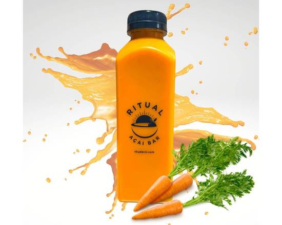 Order ORGANIC Carrot Juice Bottle (16oz) food online from Ritual Acai Bar store, Los Angeles on bringmethat.com
