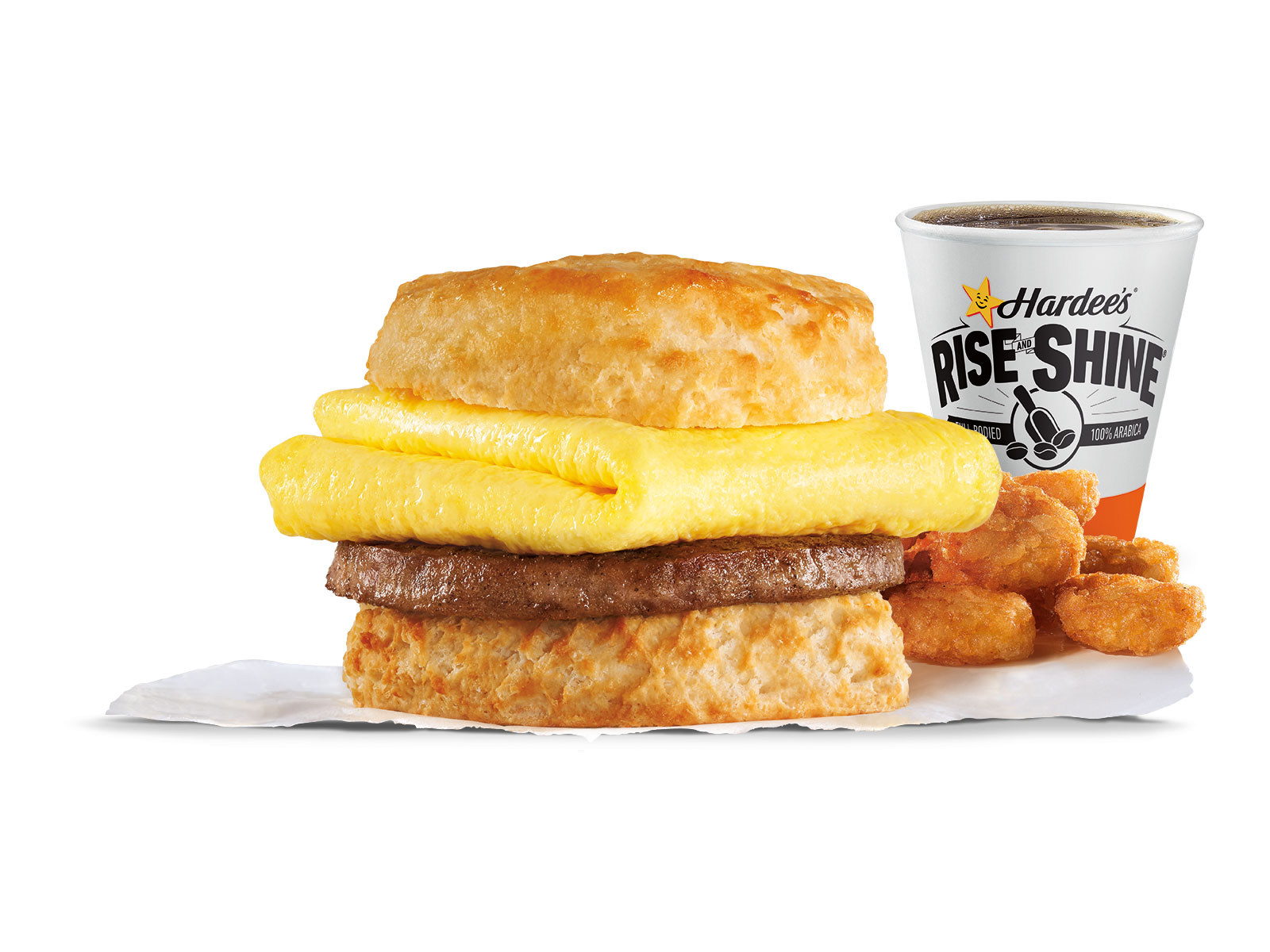Order Sausage & Egg Biscuit Combo food online from Hardee's store, Cape Girardeau on bringmethat.com