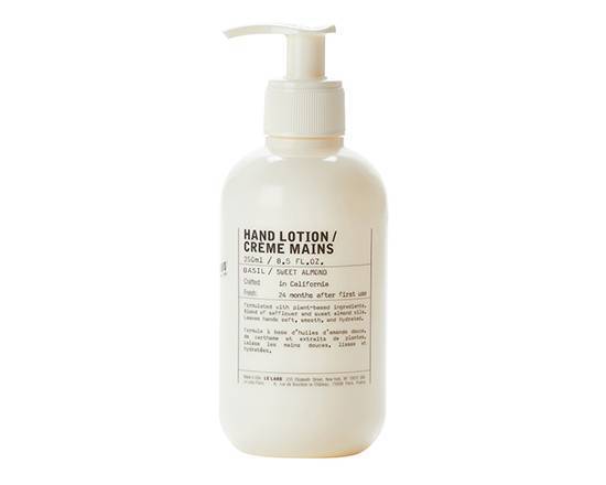 Order Hand Lotion - Basil 250ml food online from Le Labo store, Berkeley on bringmethat.com