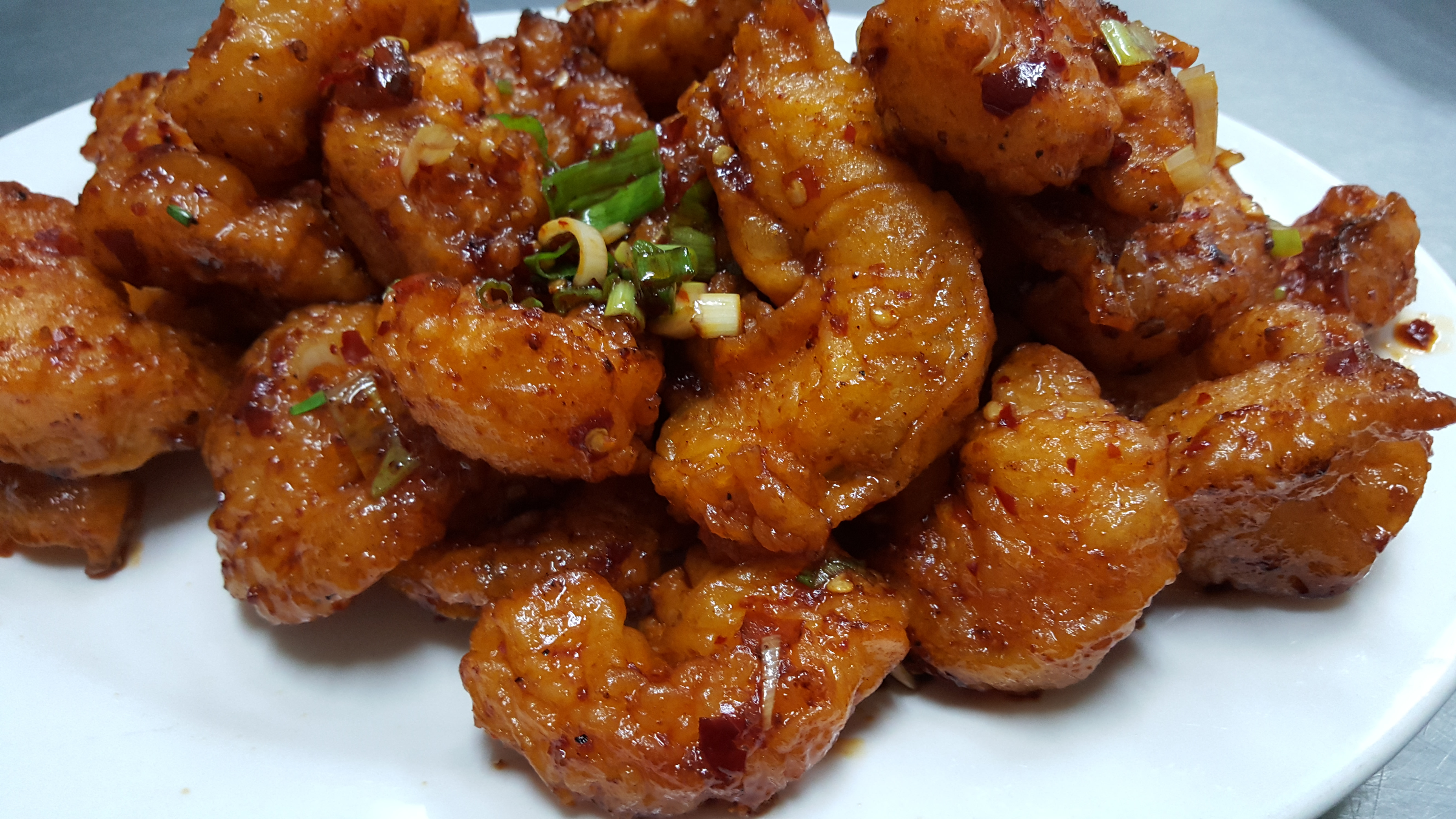 Order K15. Korean Style Hot Braised Shrimp food online from Twin Dragon Restaurant store, Niles on bringmethat.com