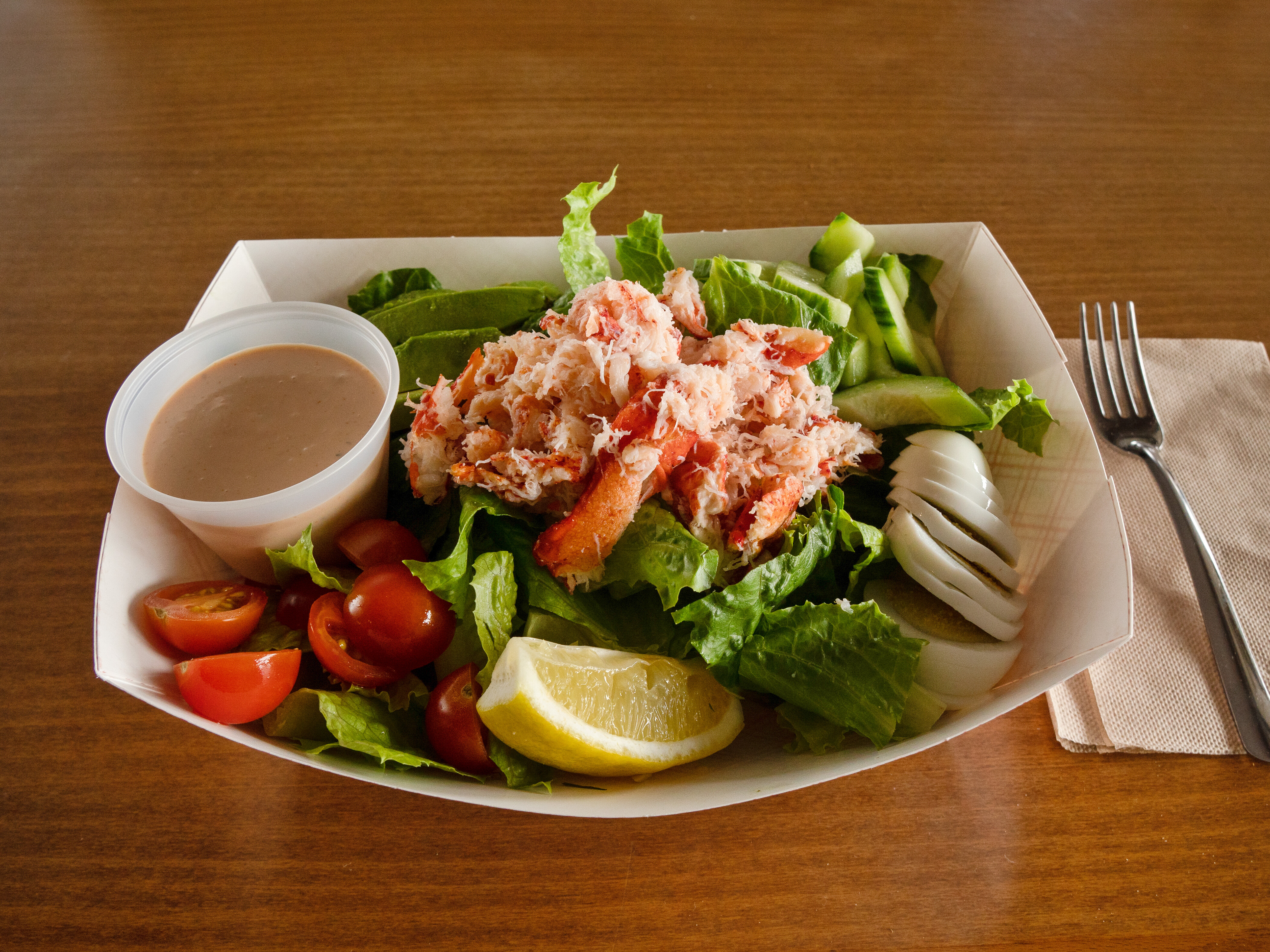 Order The Louie Salad food online from Old Port Lobster Shack store, Redwood City on bringmethat.com