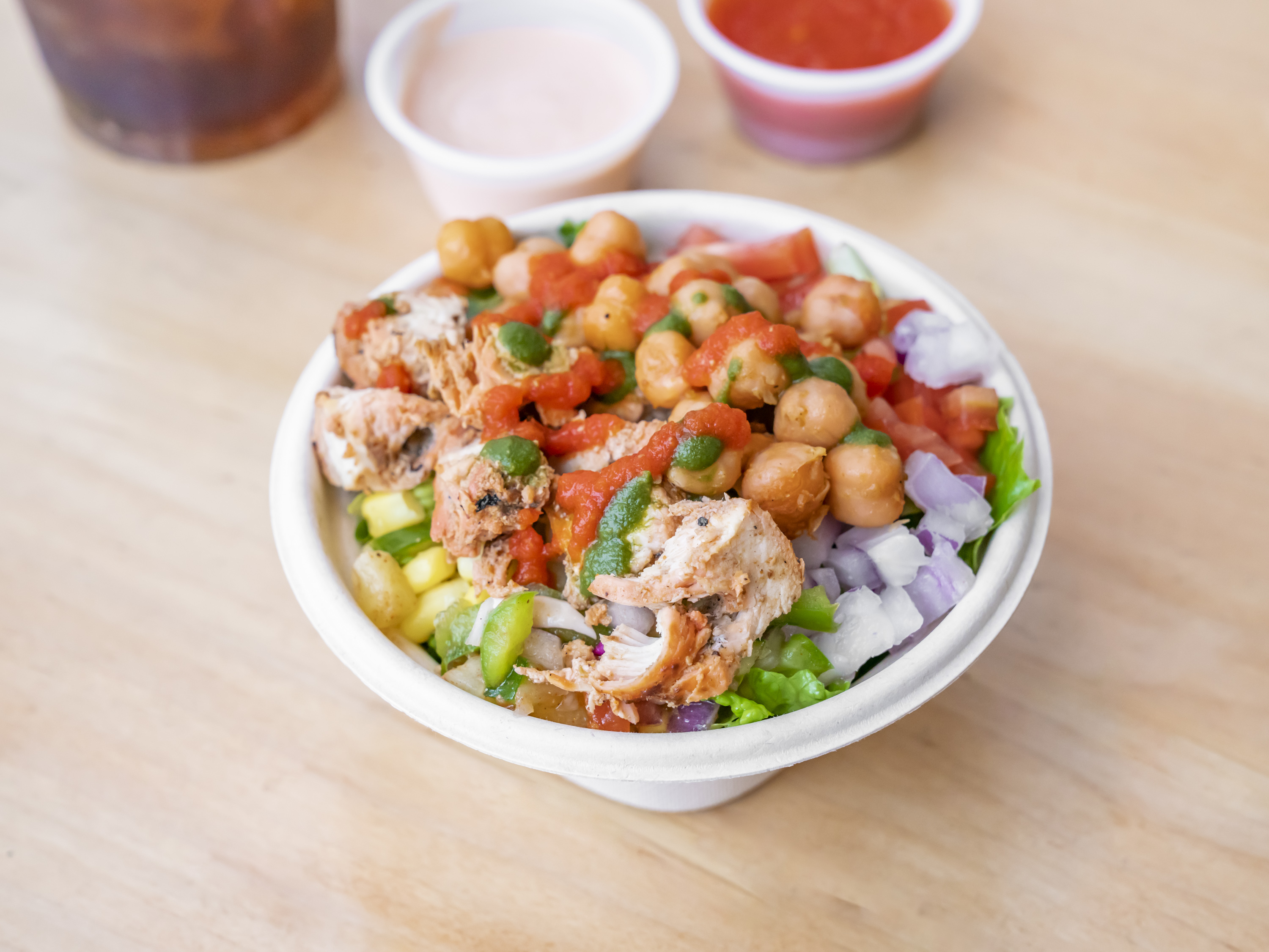 Order Chole Salad food online from Bombay Burrito store, Willoughby on bringmethat.com