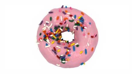 Order Strawberry Factory Donut food online from Factory Donuts store, Media on bringmethat.com
