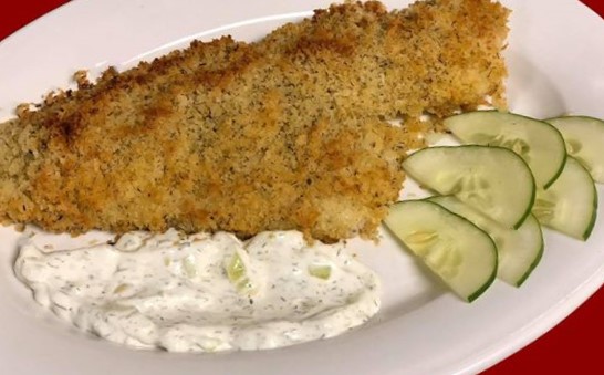 Order Dill Panko Crusted Haddock food online from Chad Anthony's Italian Grille store, Youngstown on bringmethat.com