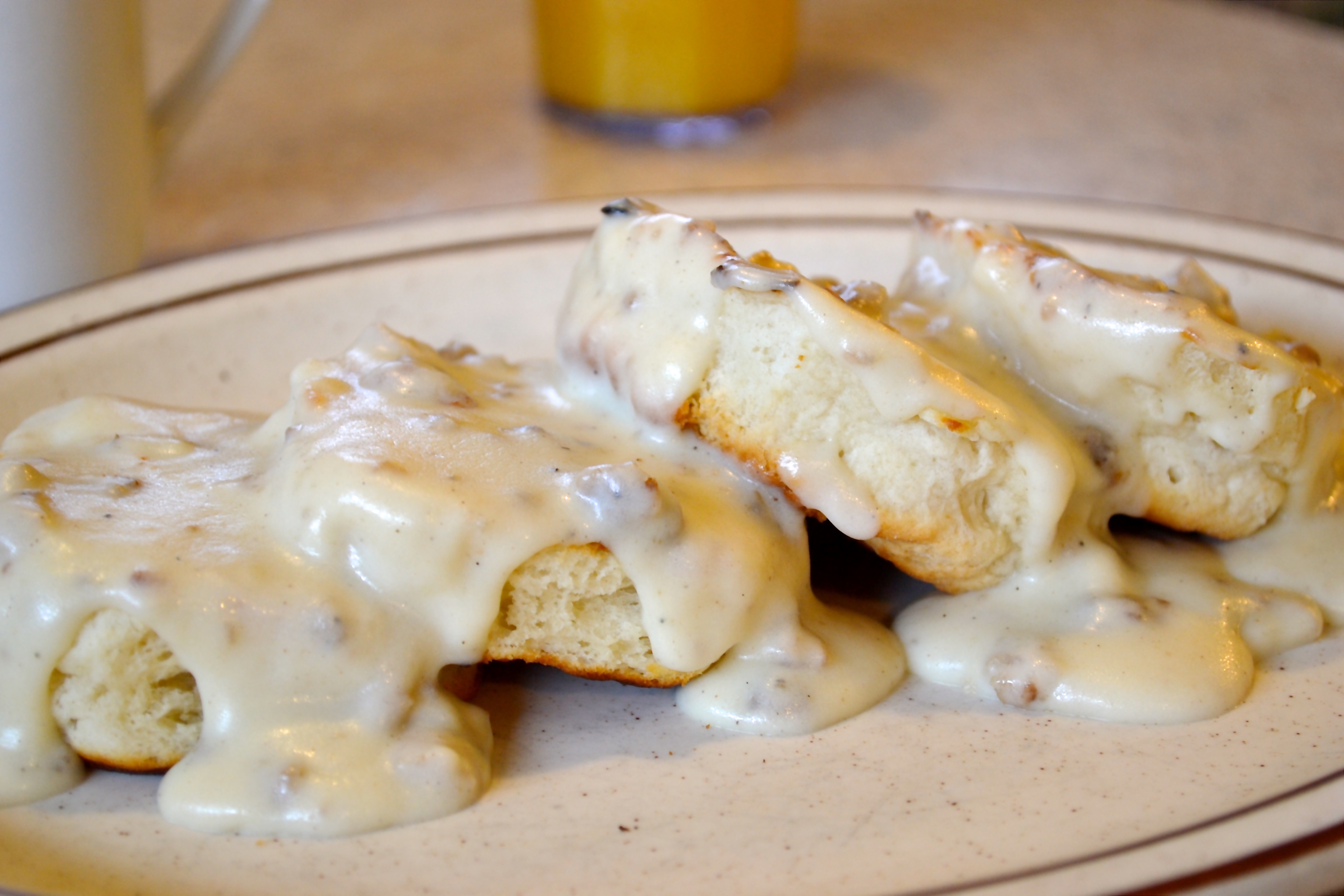 Order The “Best” in the Midwest Biscuit and Gravy food online from Papa G store, Huntley on bringmethat.com