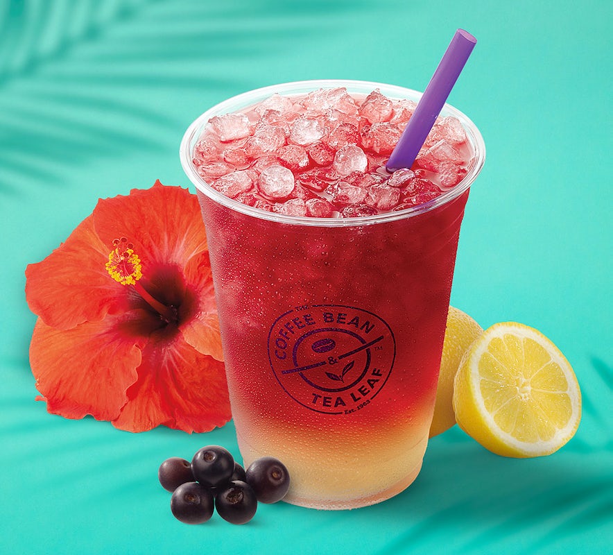 Order Sweetened|Hibiscus Berry Sunrise food online from The Coffee Bean & Tea Leaf store, Palm Desert on bringmethat.com