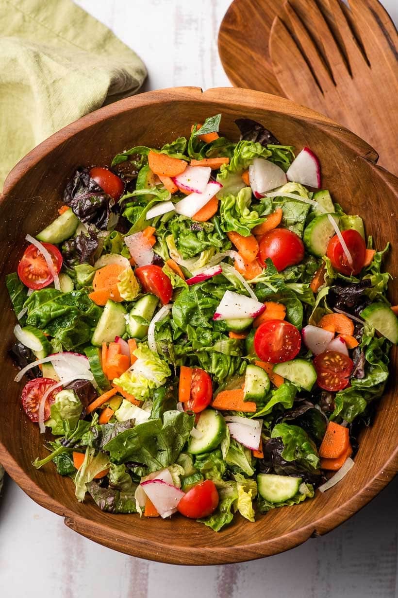 Order Garden Salad Catering - Half Tray food online from Positanos store, Chicago on bringmethat.com