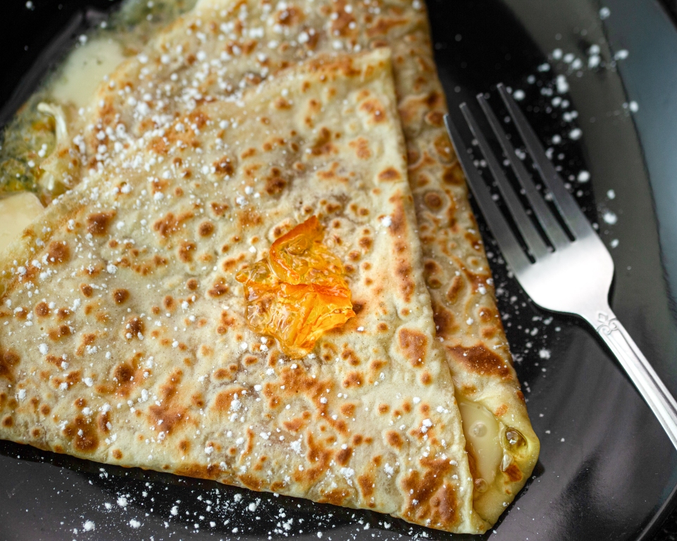 Order Brie Cheese and Orange Marmelade food online from Lamia Crepes store, Virginia Beach on bringmethat.com