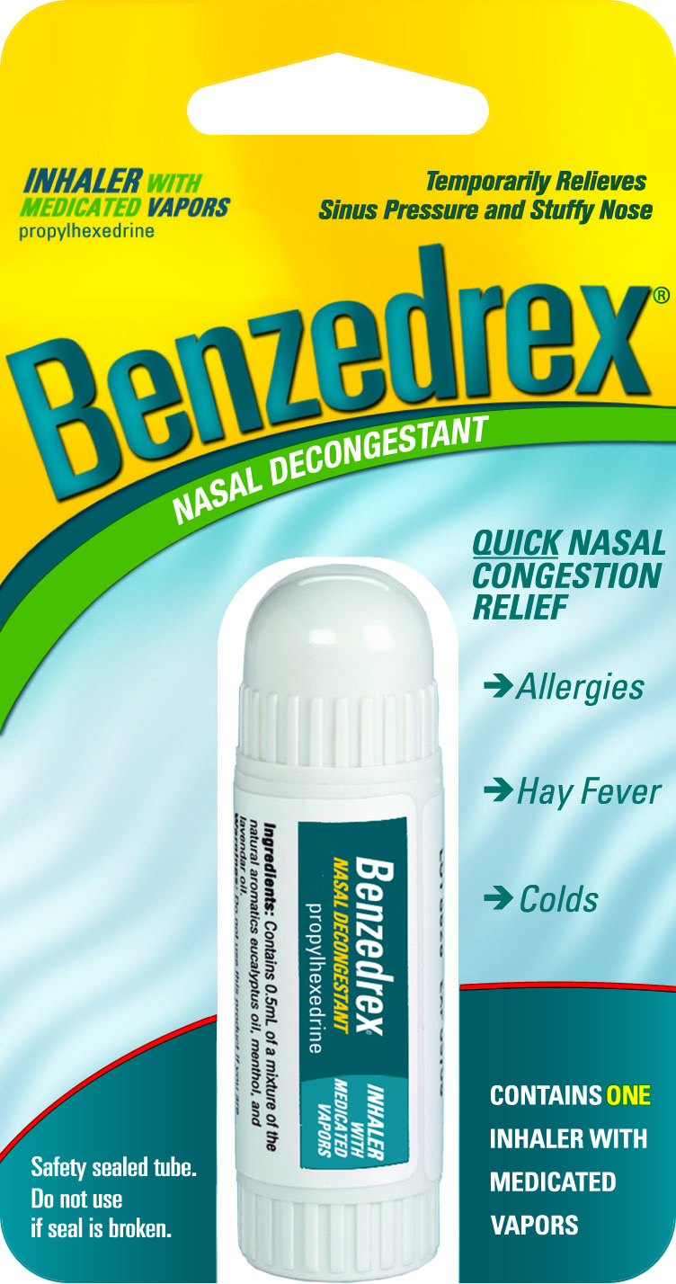 Order Benzedrex Nasal Decongestant Inhaler with Medicated Vapors food online from Rite Aid store, Cathedral City on bringmethat.com