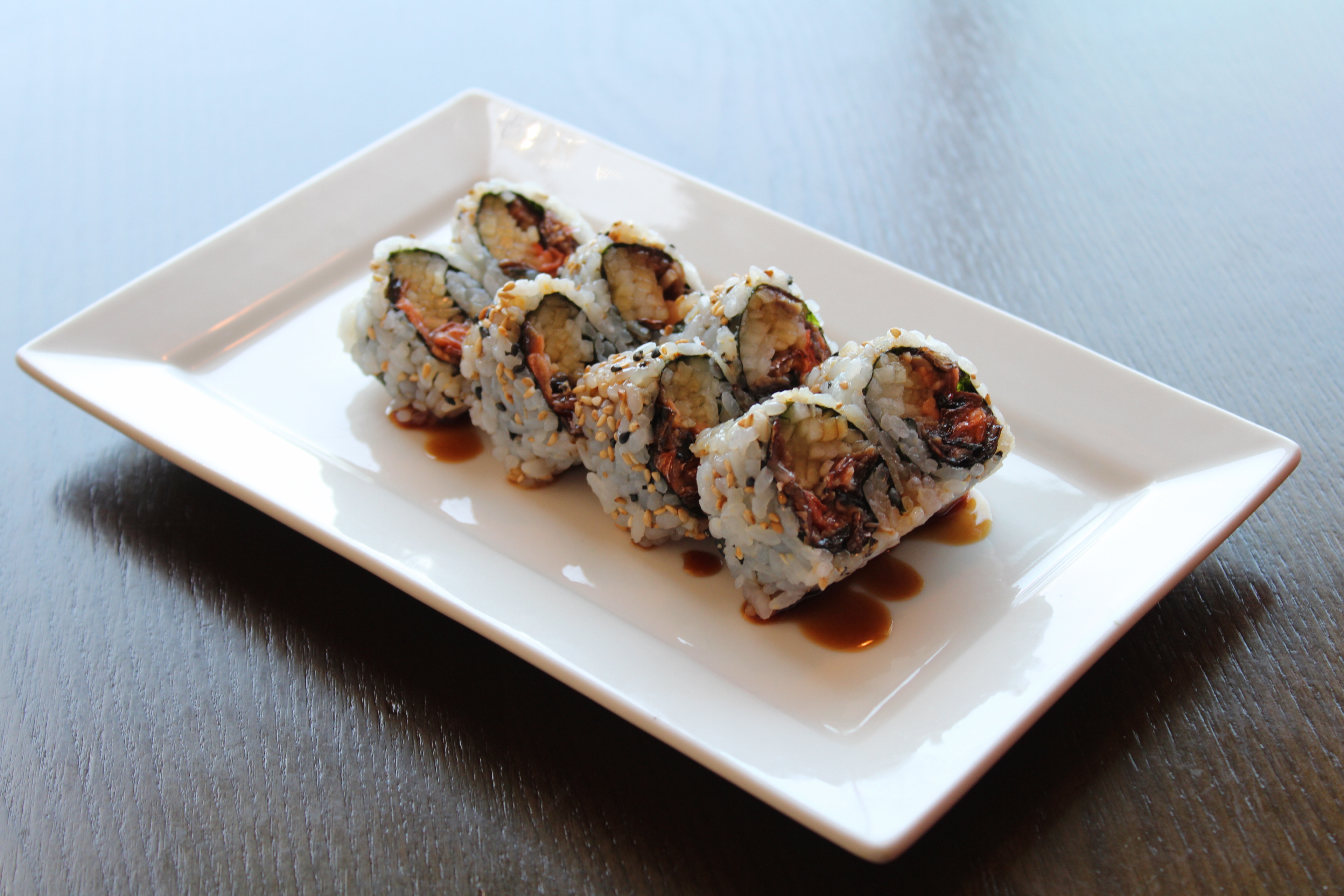 Order Salmon Skin Roll food online from Sushi Snob store, Jacksonville on bringmethat.com