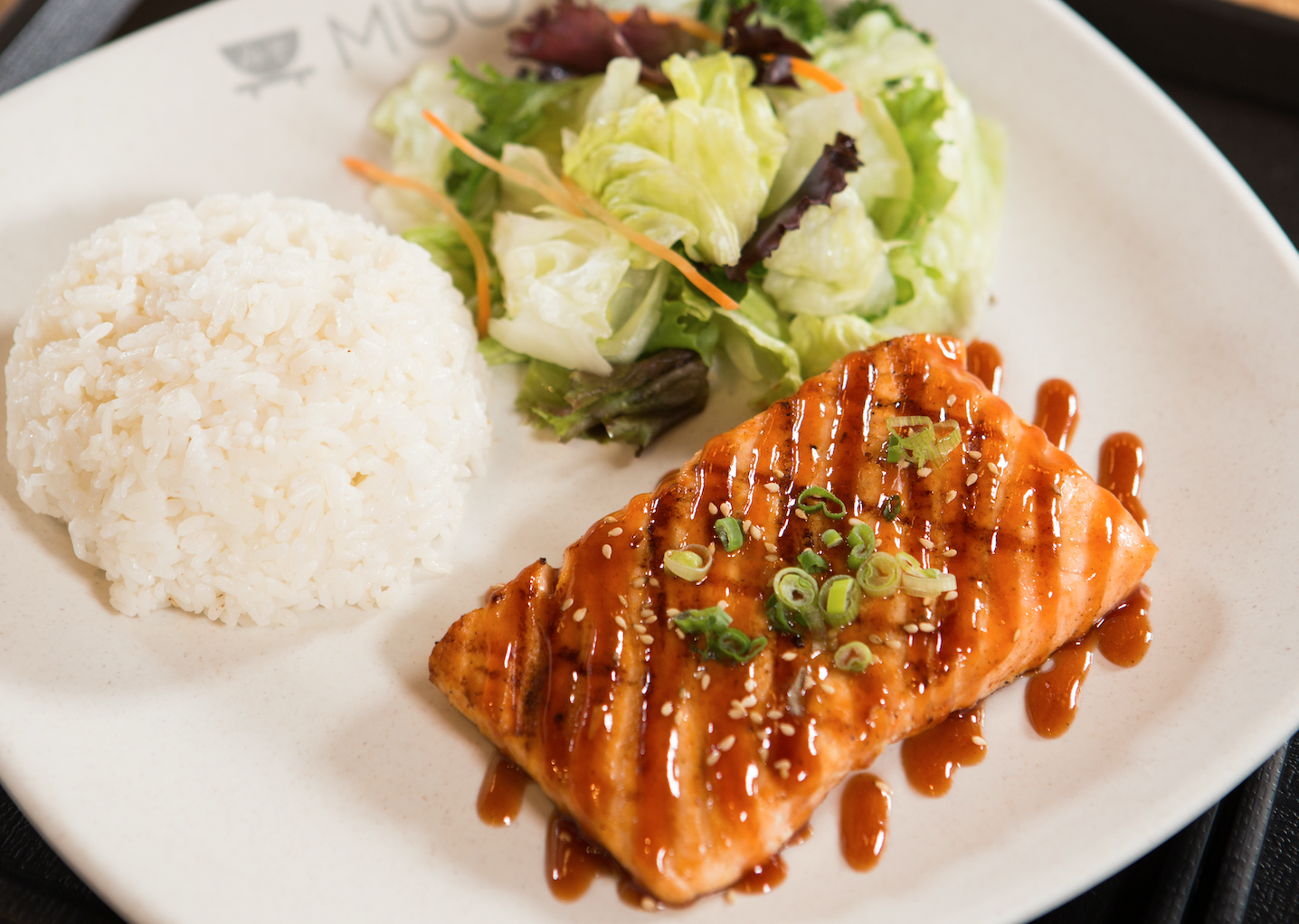 Order Salmon Teriyaki food online from Miso Teriyaki store, Tenafly on bringmethat.com