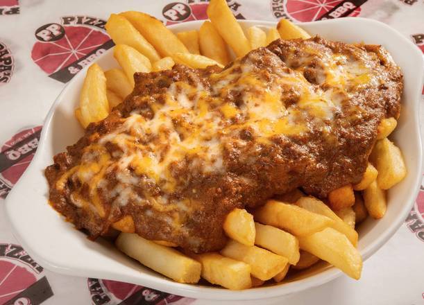 Order Large Chili Cheese Fries food online from Papas Pizza & Bbq store, Warren on bringmethat.com