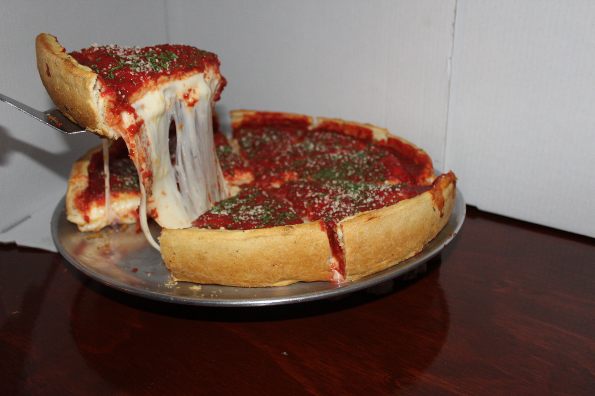 Order Bella Stuffed Personal Pizza food online from Angelo's Stuffed Pizza store, Chicago on bringmethat.com